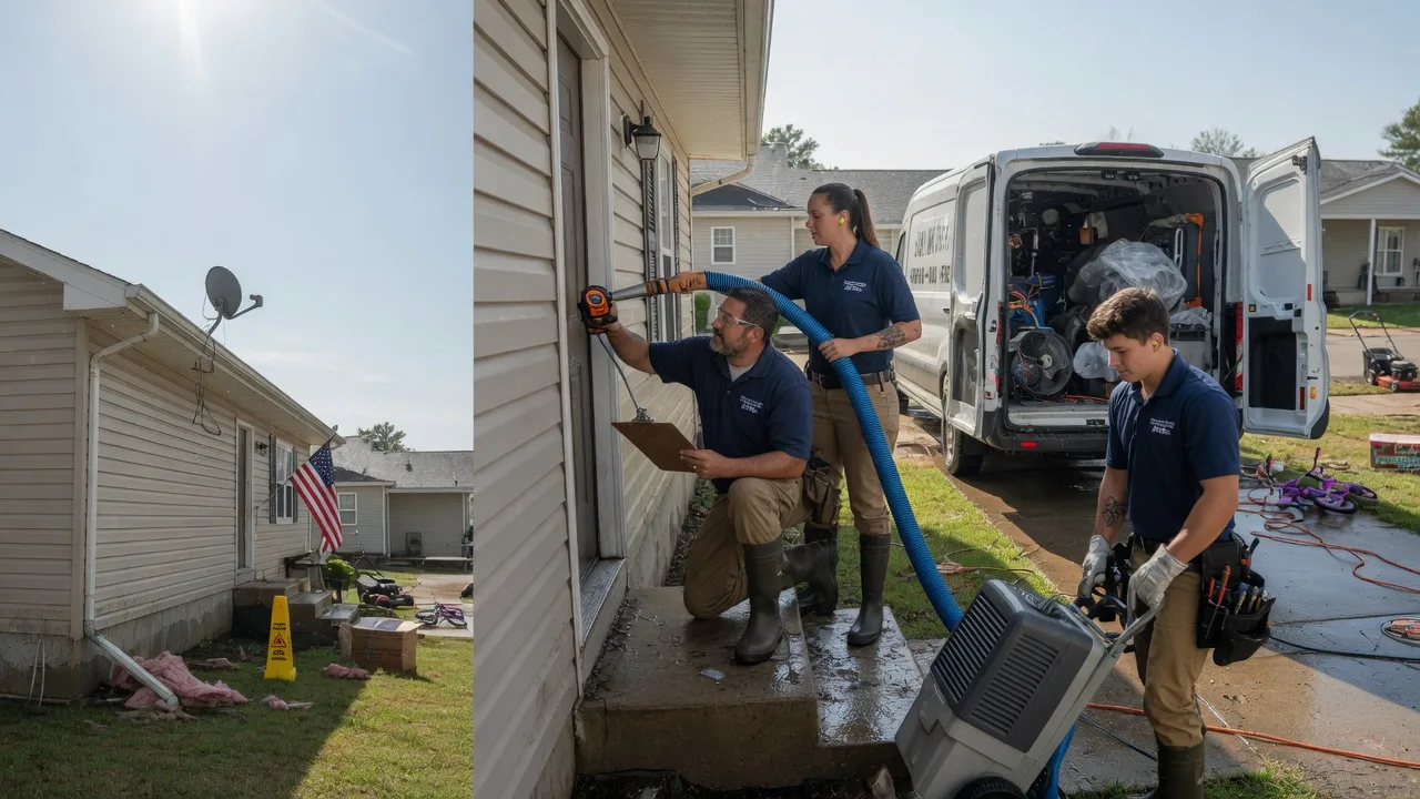 Ceiling Water Damage Restoration in Gladstone, MO near me